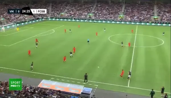 Viking - FCSB | Minutul 25: Gol din penalty pentru Viking!