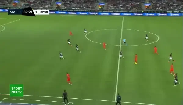 Viking - FCSB | Minutul 70: Ocazie FCSB!