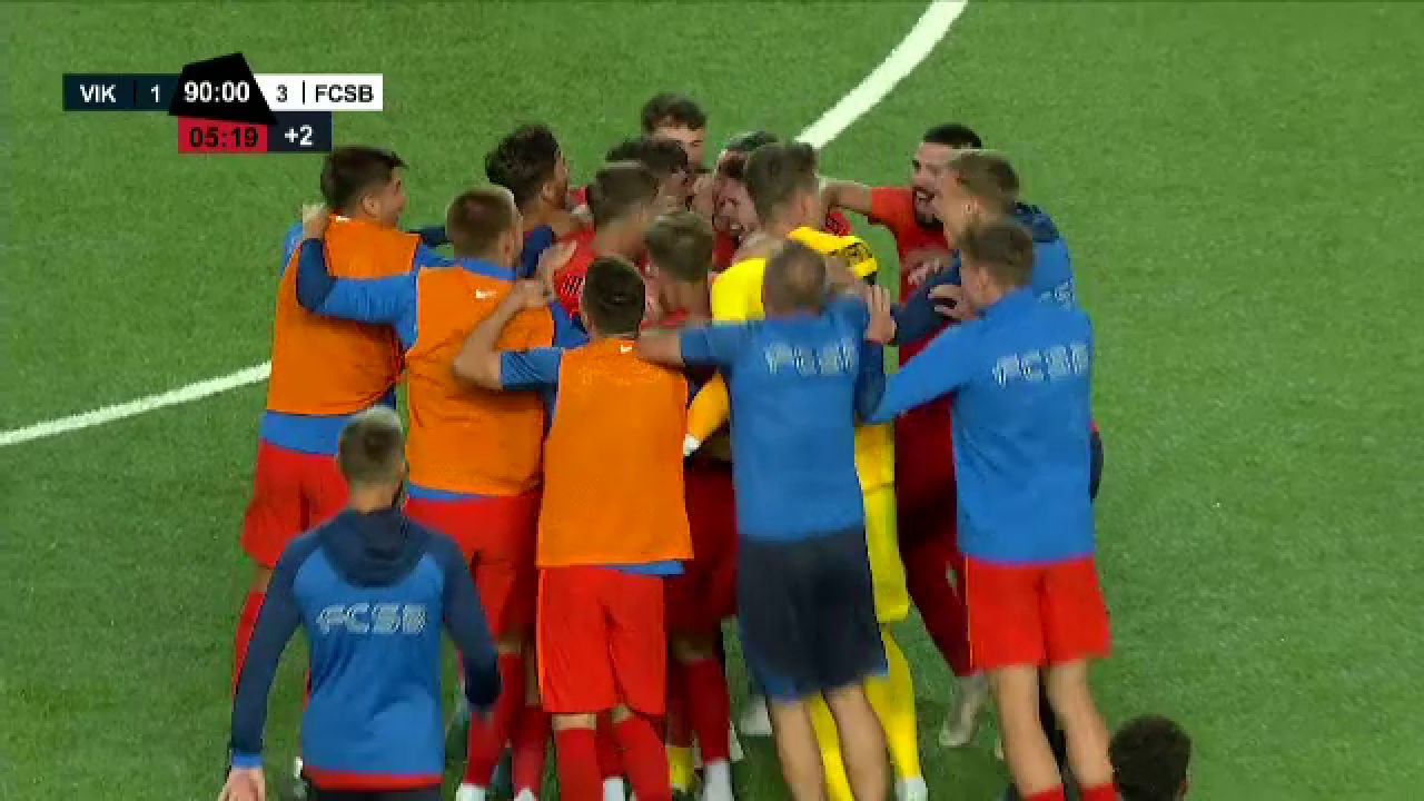 Explozie de bucurie în Norvegia după calificarea lui FCSB! Imagini spectaculoase cu jucătorii și fanii români_1