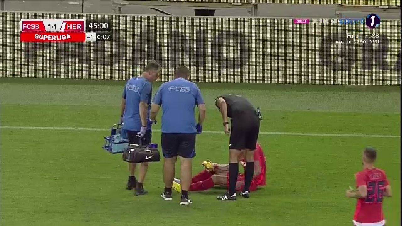 Probleme la FCSB! Bogdan Rusu s-a accidentat după o intrare dură a lui Raul Opruț_8