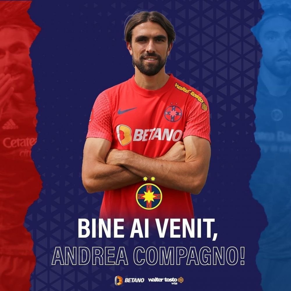 Italienii oferă detalii despre contractul semnat de Andrea Compagno cu FCSB: 