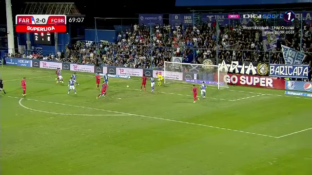 Andrea Compagno, gol la debut pentru FCSB! Finalizare de atacant veritabil contra Farului_2