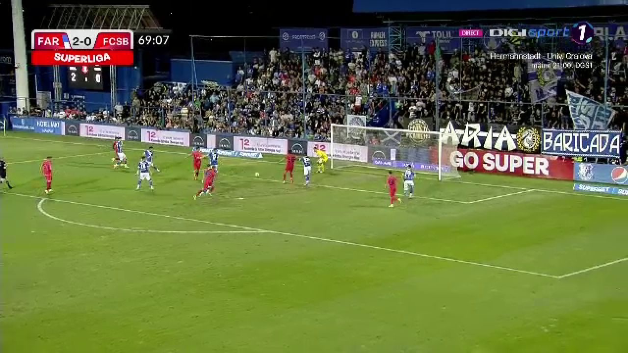 Andrea Compagno, gol la debut pentru FCSB! Finalizare de atacant veritabil contra Farului_2