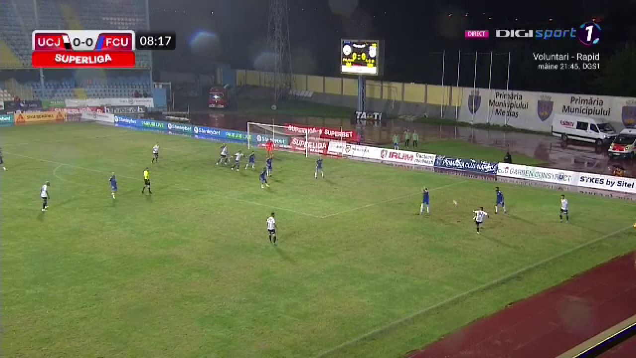 Filip, ratare monumentală în startul meciului 'U' Cluj - FCU Craiova! Popa a avut un reflex formidabil_2
