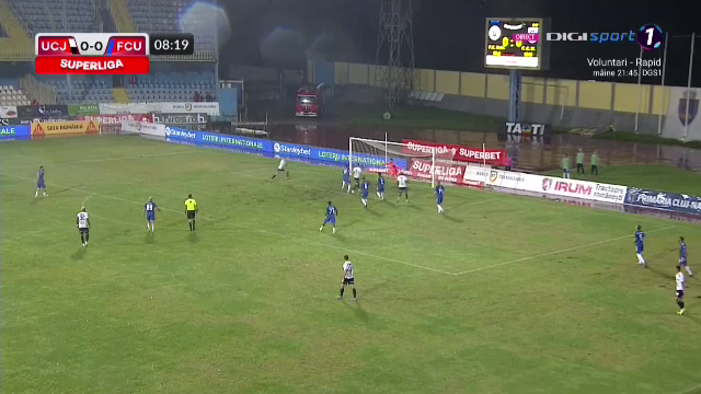 Filip, ratare monumentală în startul meciului 'U' Cluj - FCU Craiova! Popa a avut un reflex formidabil_3