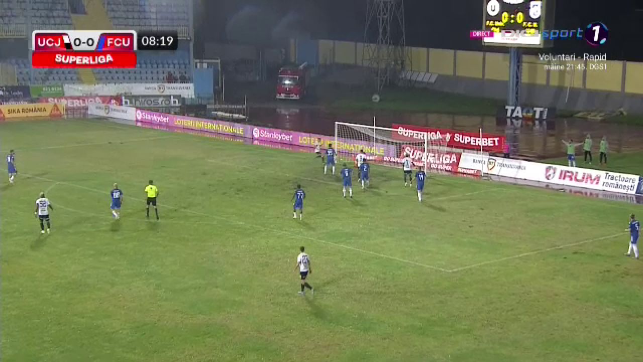 Filip, ratare monumentală în startul meciului 'U' Cluj - FCU Craiova! Popa a avut un reflex formidabil_5