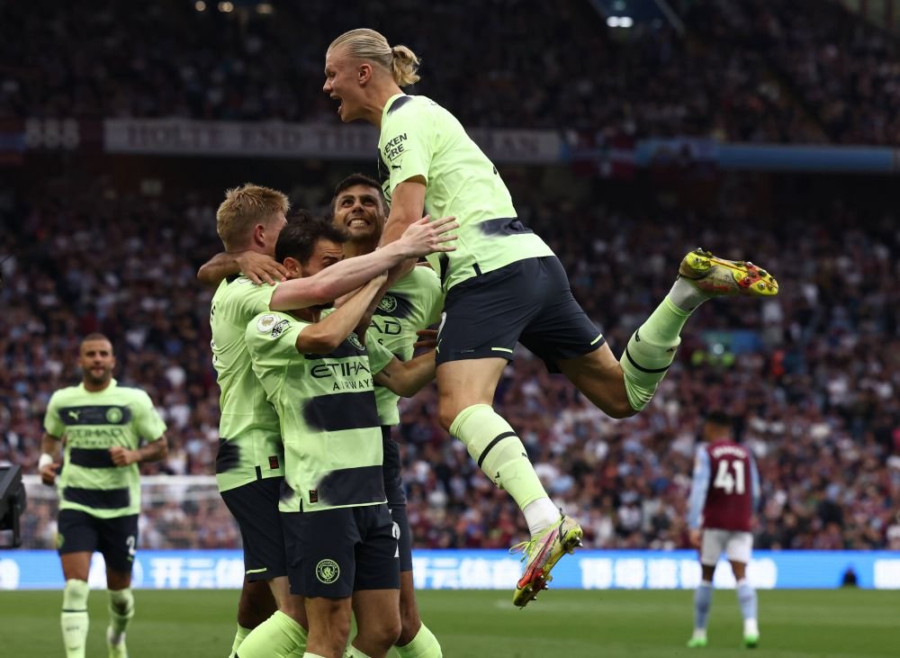 Manchester City, neconvingători pe Villa Park! Golul lui Haaland nu a mai contat: cetățenii pleacă cu un singur punct din Birmingham_5