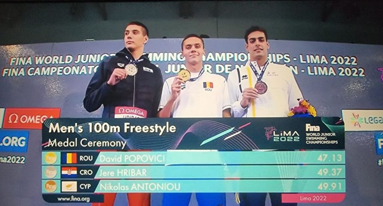 David Popovici, AUR și la 100 m liber după o cursă autoritară! Ultima zi a CM de juniori din Lima (LIVE pe VOYO)_27