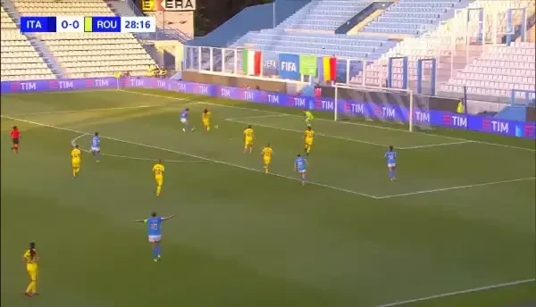 Italia - România: 1-0 (Gol Valentina Giacinti)