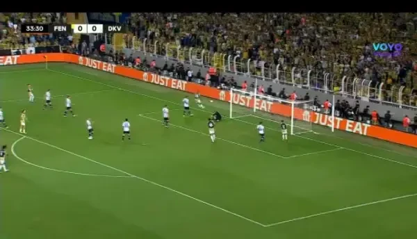 Fenerbahce - Dinamo Kiev | Minutul 35: GOL Fenerbahce!