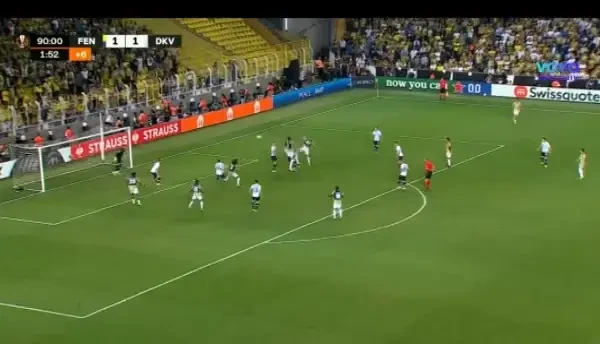 Fenerbahce - Dinamo Kiev | Minutul 93: GOL Fenerbahce!