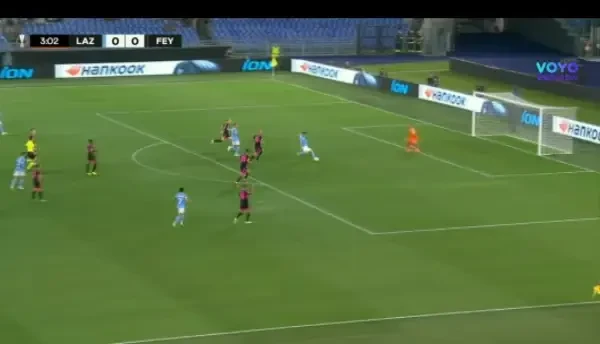 Lazio - Feyenoord 1-0 (Gol Alberto)