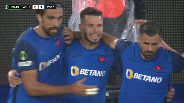 Golul carierei pentru Andrei Cordea! Cum a deschis scorul &icirc;n West Ham - FCSB