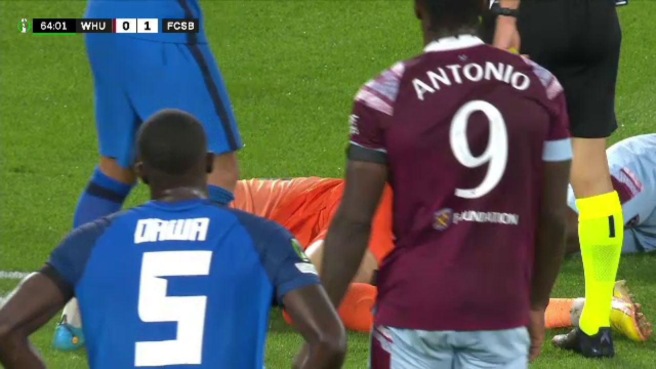 Arbitrul o pedepsește pe FCSB. West Ham înscrie golul egalizator dintr-un penalty contestat de