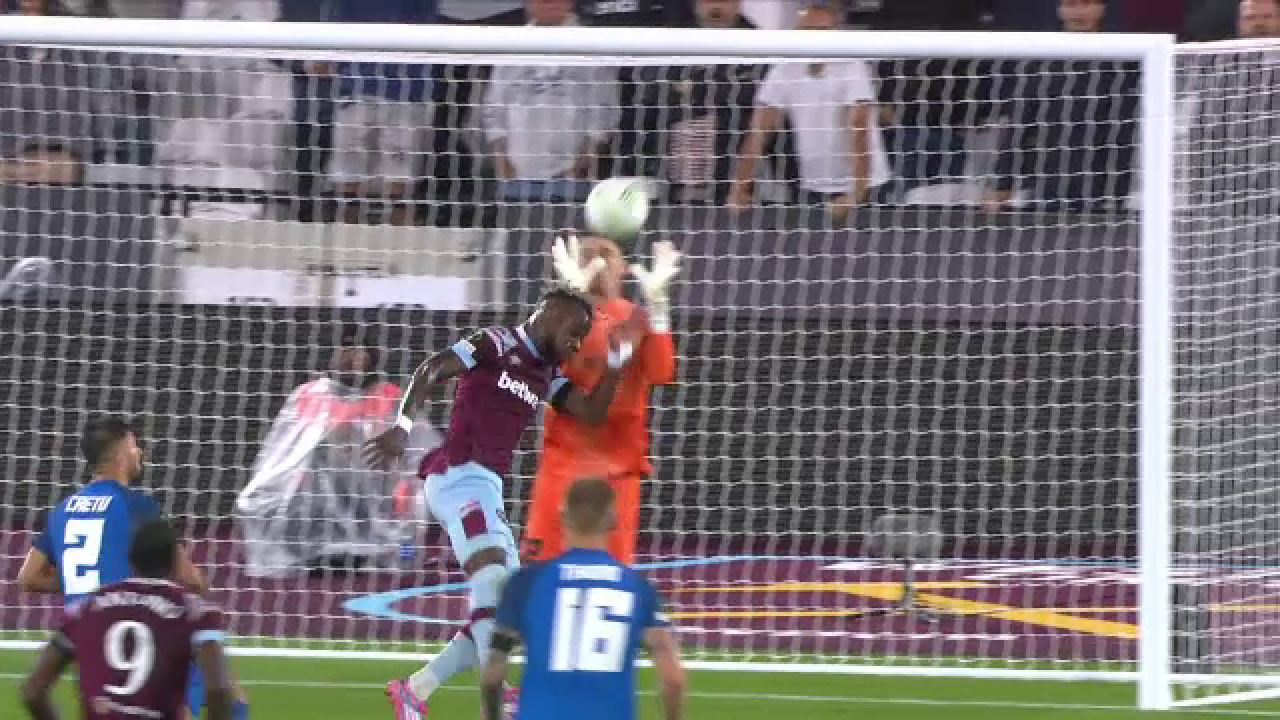 Arbitrul o pedepsește pe FCSB. West Ham înscrie golul egalizator dintr-un penalty contestat de