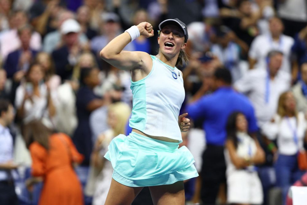 Iga Swiatek - Ons Jabeur 6-2, 7-6, în finala US Open 2022: prima jucătoare a lumii devine triplă campioană de Grand Slam! _21