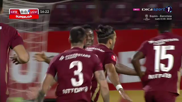 Ce a spus Karlo Muhar după supergolul înscris în CFR Cluj - Universitatea Craiova 2-0_13