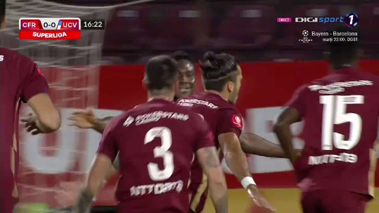 Ce a spus Karlo Muhar după supergolul înscris în CFR Cluj - Universitatea Craiova 2-0_13