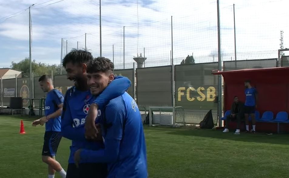 Billel Omrani, prezentat oficial de FCSB! Atacantul s-a antrenat sub comanda lui Nicolae Dică! Ce număr și-a ales jucătorul _1
