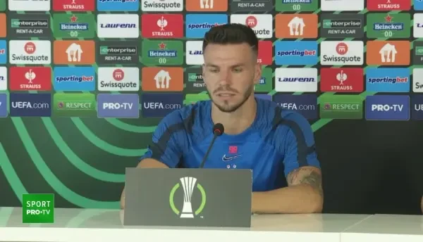 Andrei Cordea, înainte de FCSB - Anderlecht (14.09.2022)