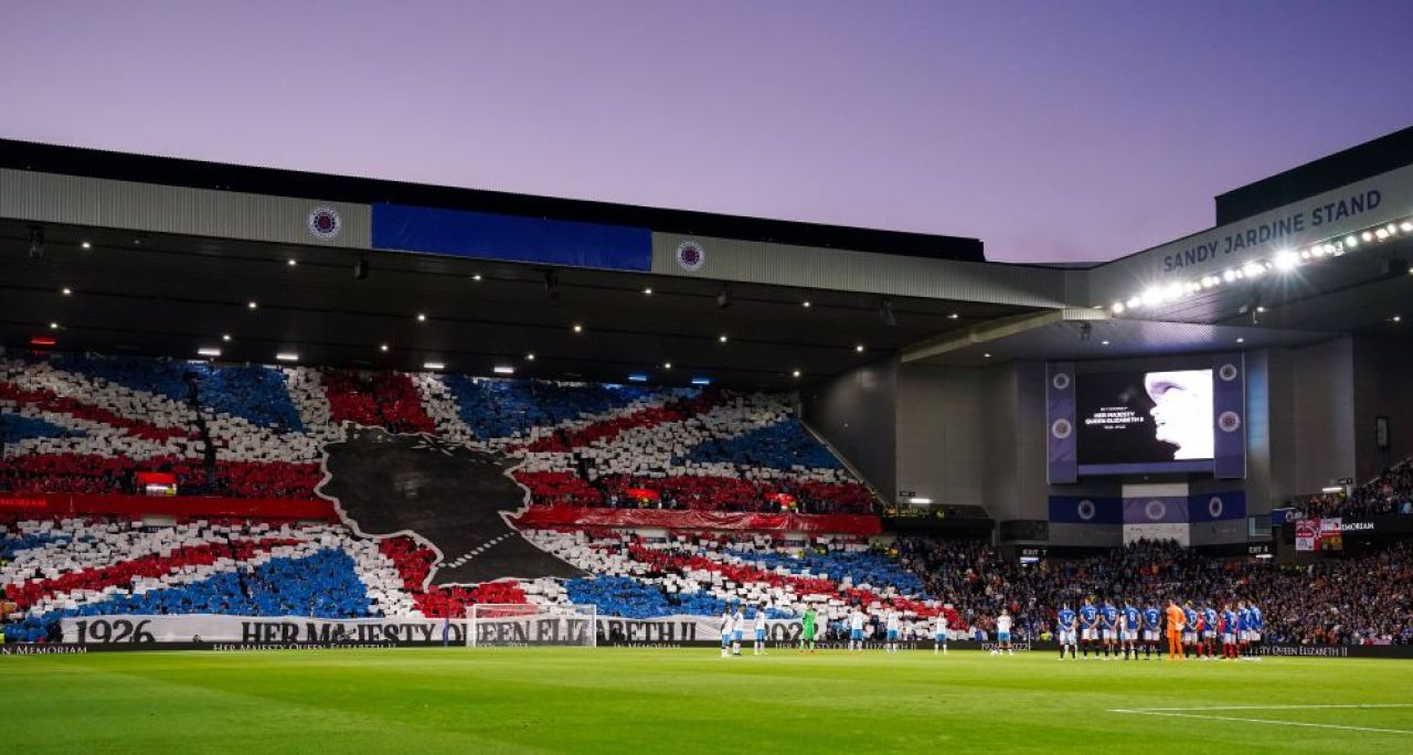 Omagiu pentru Regina Elisabeta a II-a în UEFA Champions League! Momentul emoționant de la Rangers - Napoli _7