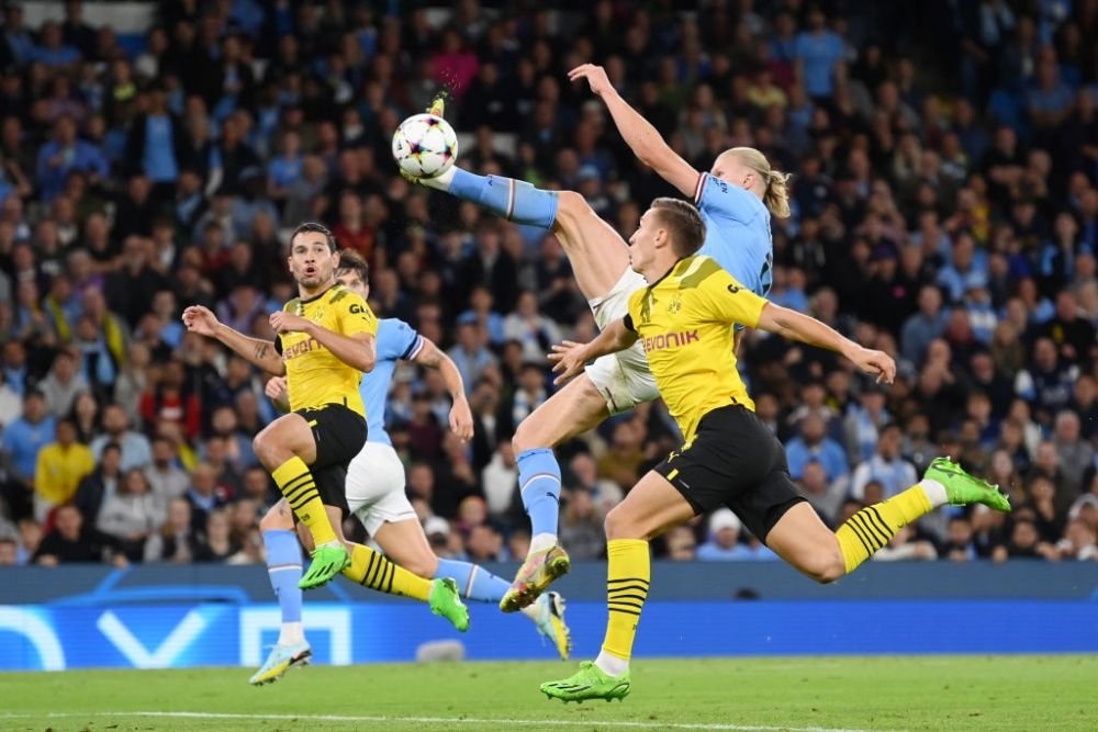 Golul de 'killer' cu care Erling Haaland a îngenuncheat-o pe Borussia Dortmund. Reușita spectaculoasă a starului norvegian_2
