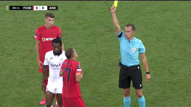 Arena Națională a erupt! Penalty refuzat lui FCSB contra lui Anderlecht, după ce Dawa a fost tras clar de portar_4