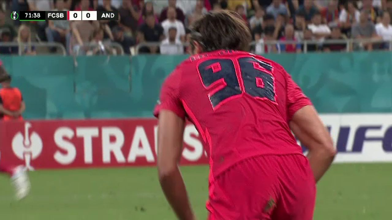 Andrea și mai cum? Numele italianului a fost scris greșit pe tricoul de joc în meciul cu Anderlecht _2
