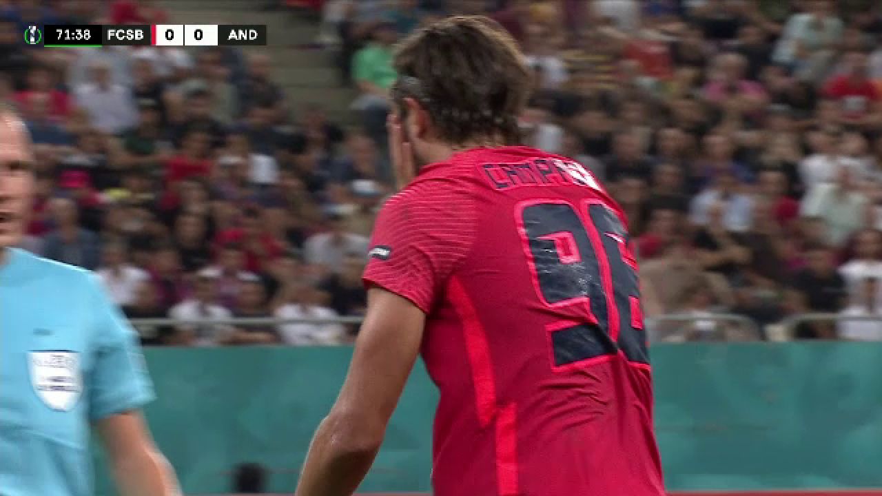 Andrea și mai cum? Numele italianului a fost scris greșit pe tricoul de joc în meciul cu Anderlecht _3