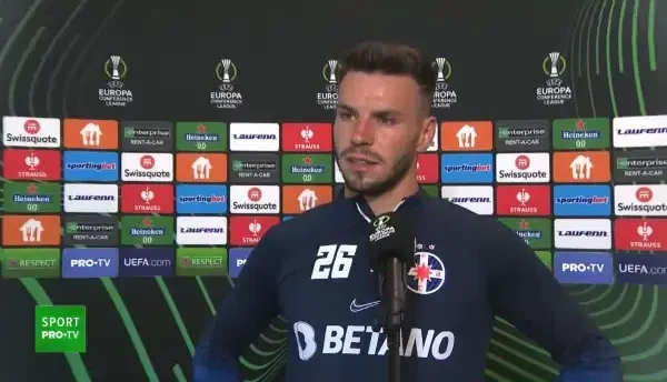 Andrei Cordea, după FCSB - Anderlecht 0-0