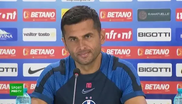 Nicolae Dică, înainte de Universitatea Craiova - FCSB (17/09/2022)