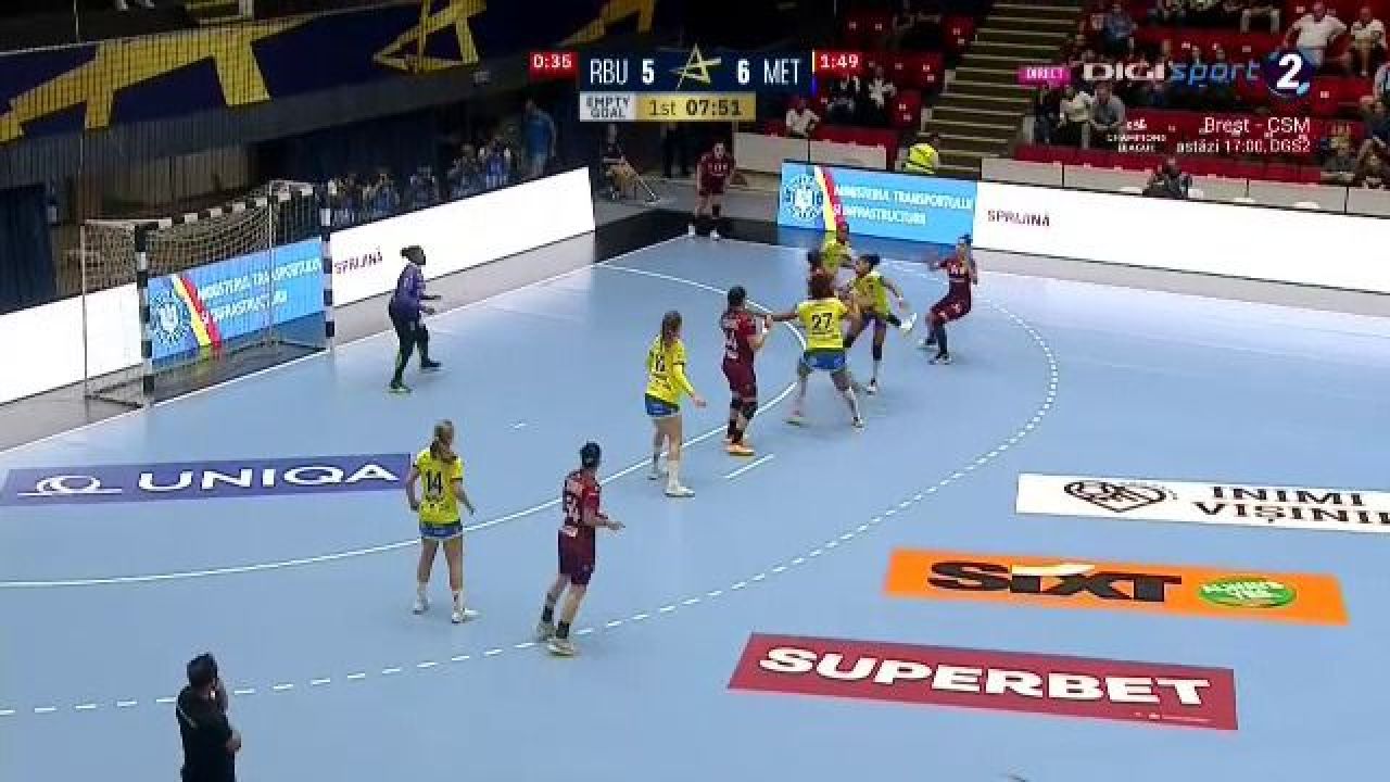 Rapid - Metz 32-32. Egal excelent reușit de campioana României după o revenire fabuloasă în repriza a doua _5
