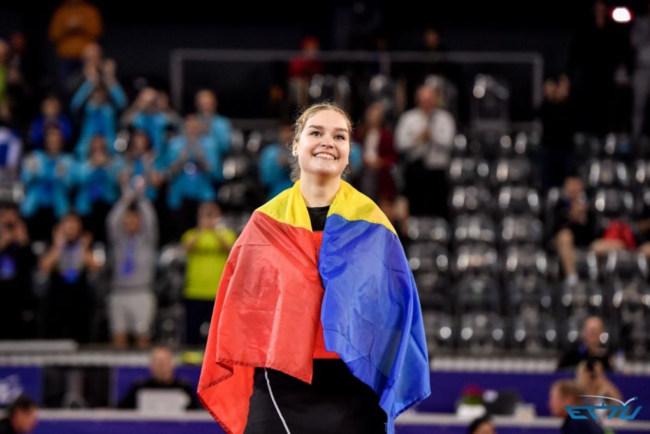 Două medalii de aur și una de bronz pentru România la Europeanul U21 de tenis de masă din Cluj-Napoca_1
