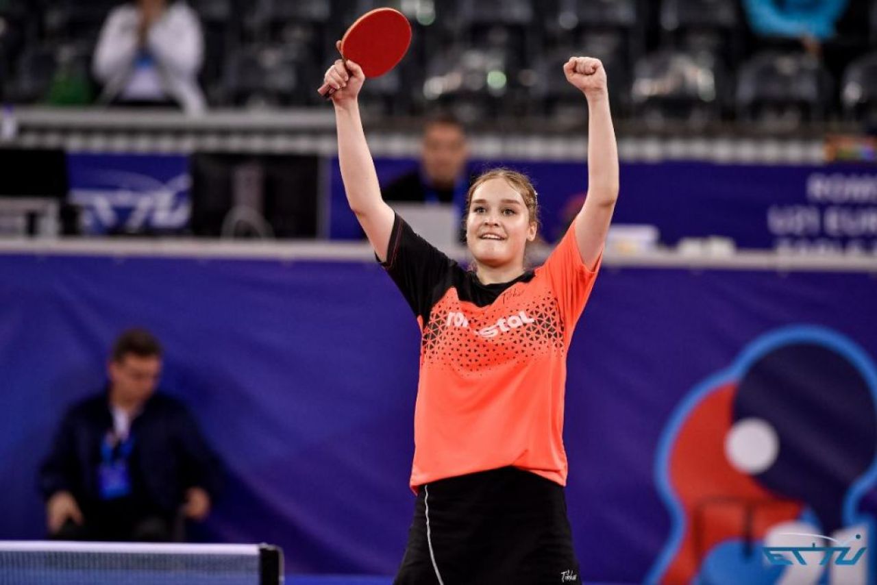 Două medalii de aur și una de bronz pentru România la Europeanul U21 de tenis de masă din Cluj-Napoca_4