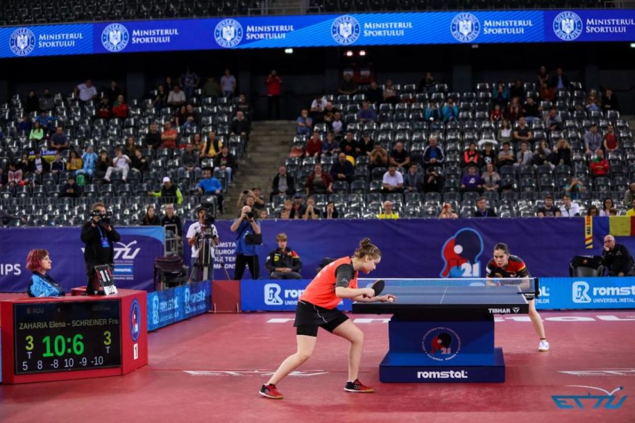 Două medalii de aur și una de bronz pentru România la Europeanul U21 de tenis de masă din Cluj-Napoca_5