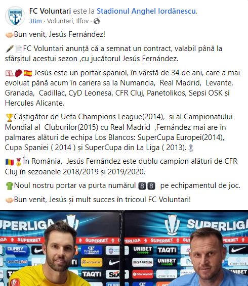 Oh, Jesus! Gafa de neclintit a lui FC Voluntari după ce a transferat un fotbalist care a câștigat Champions League cu Real Madrid_3