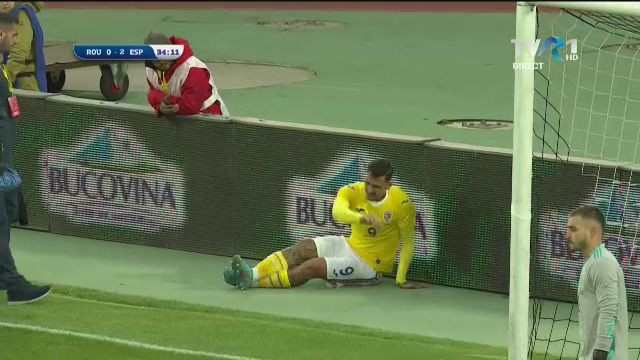 Jovan Markovic a fost schimbat din prima repriză a meciului de tineret Rom&acirc;nia - Spania. &Icirc;ncă o problemă pentru Universitatea Craiova&nbsp;