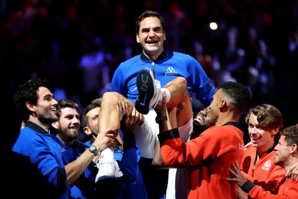 Federer și Nadal, învinși de Sock și Tiafoe, în meciul de retragere al legendarului tenismen elvețian_49