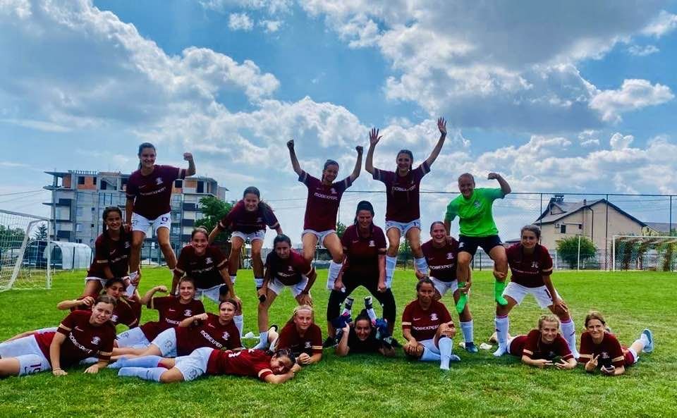 Rapid, debut science fiction în campionatul feminin: o fotbalistă a marcat 8 goluri, o alta doar 7 într-o repriză!_5
