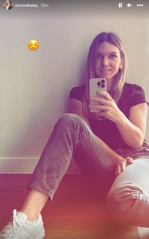 Simona Halep zâmbește! Prima fotografie cu tenismena din România după ce și-a dat jos bandajul în urma intervenției suferite _3