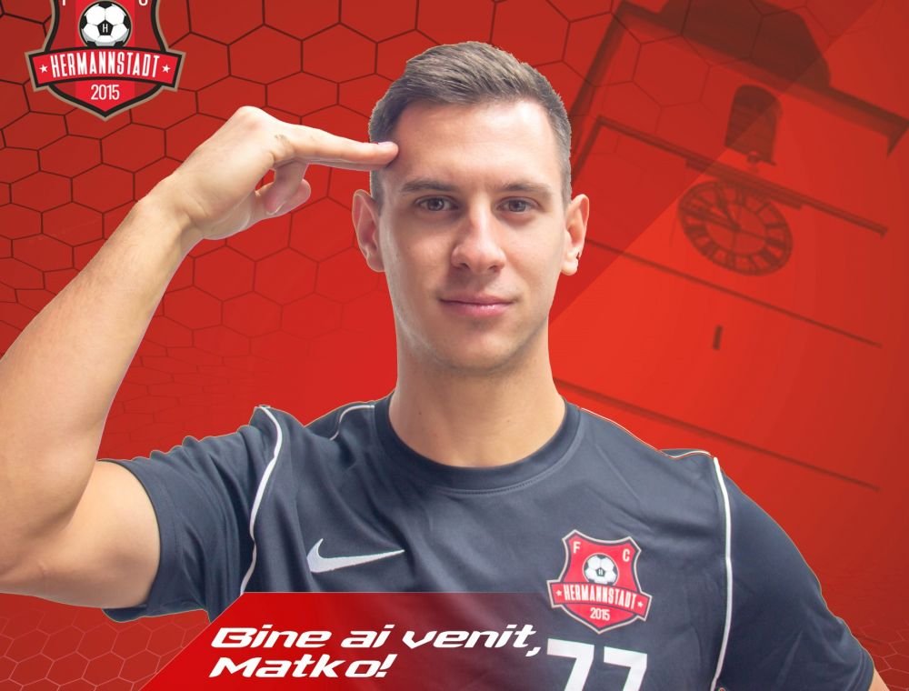 Singura echipă ne&icirc;nvinsă din Superliga nu glumește! FC Hermannstadt a transferat un atacant croat de națională