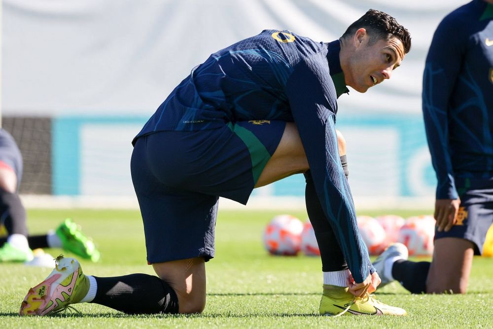 Accidentarea care l-a umplut de sânge a lăsat urme pe fața lui Cristiano Ronaldo! Cum a apărut azi portughezul _2