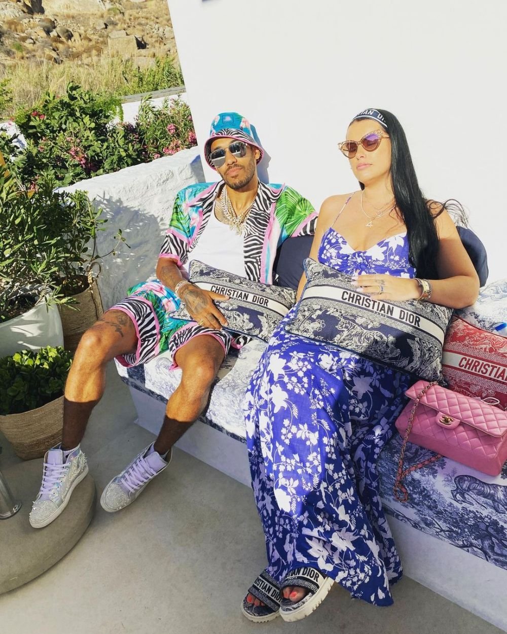 Pierre-Emerick Aubameyang, surprins alături de Kim Kardashian! Ținuta extravagantă purtată de starul lui Chelsea _41