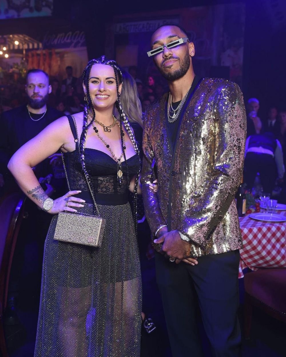 Pierre-Emerick Aubameyang, surprins alături de Kim Kardashian! Ținuta extravagantă purtată de starul lui Chelsea _62