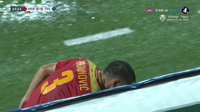Probleme mari pentru FCSB! Risto Radunovic a ieșit accidentat din Muntenegru - Finlanda_10