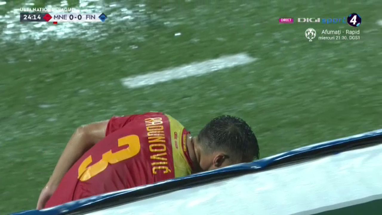 Probleme mari pentru FCSB! Risto Radunovic a ieșit accidentat din Muntenegru - Finlanda_10