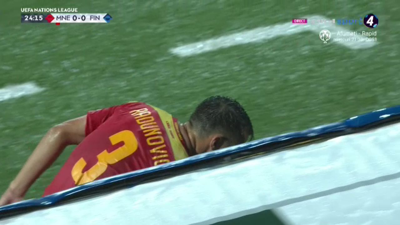 Probleme mari pentru FCSB! Risto Radunovic a ieșit accidentat din Muntenegru - Finlanda_11