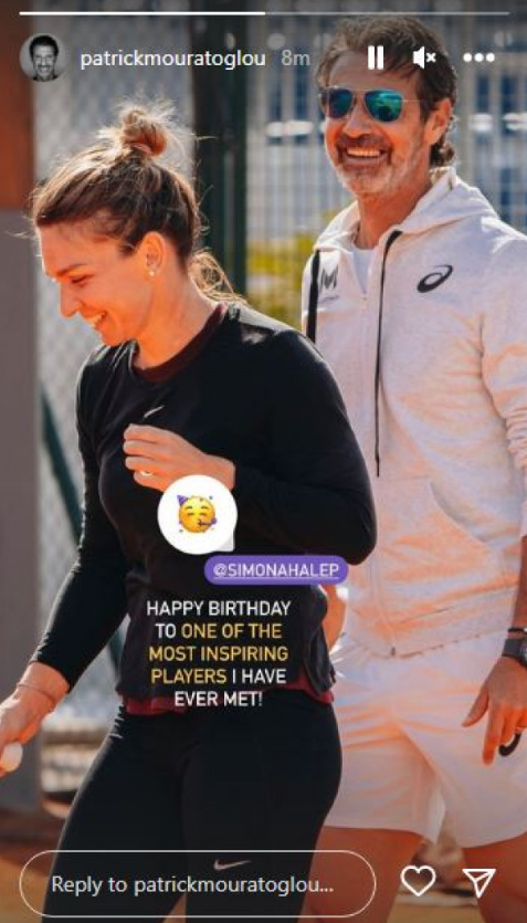 „Simona mă inspiră!” Patrick Mouratoglou, mesaj deosebit, de ziua de naștere a elevei sale _21