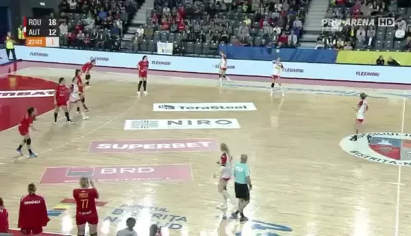 România - Austria, final încins al primei reprize