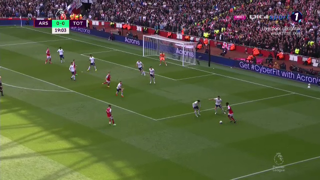 Arsenal nu se joacă! Gol de generic marcat de Thomas Partey. Portarul lui Tottenham nu a avut nicio șansă_3
